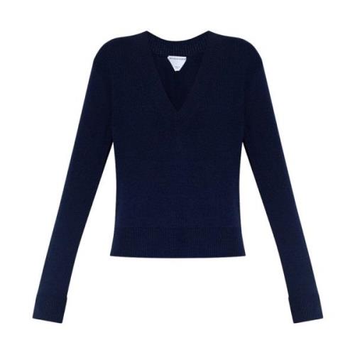 Bottega Veneta Cashmere sweater Blue, Dam