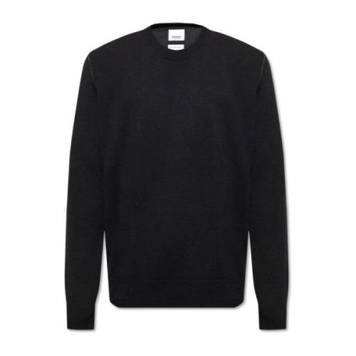 Burberry Round-neck Knitwear Black, Herr