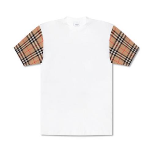 Burberry Vintage Puff Oversize T-Shirt White, Dam