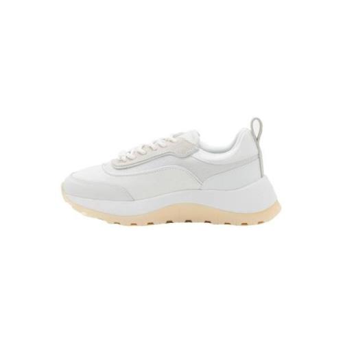 Calvin Klein Vita 2 Piece Runner Sneakers White, Dam