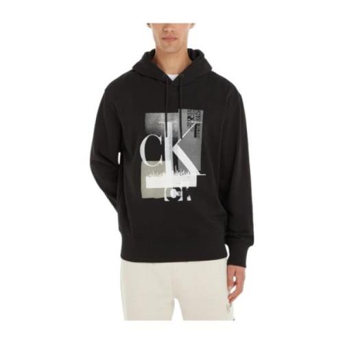 Calvin Klein Connected Layer Sweatshirt Black, Herr