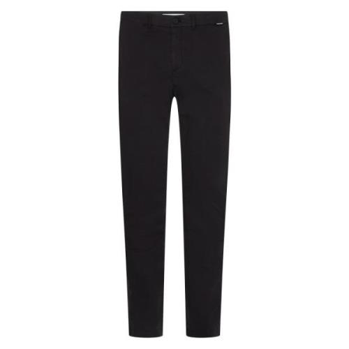 Calvin Klein Moderna Slim Fit Chino Byxor Black, Herr