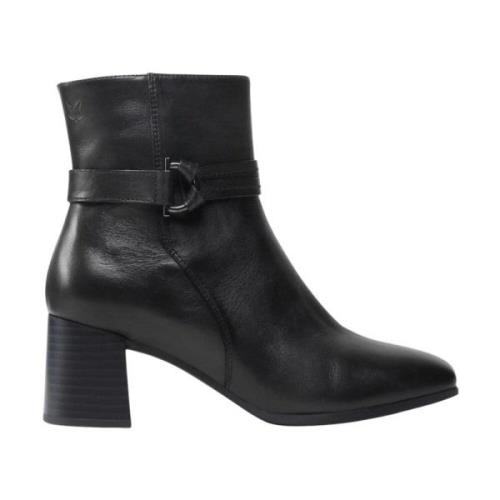 Caprice black elegant closed booties Black, Dam