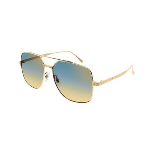 Cartier Solglasögon, Stilfull Modell 0329s Yellow, Unisex