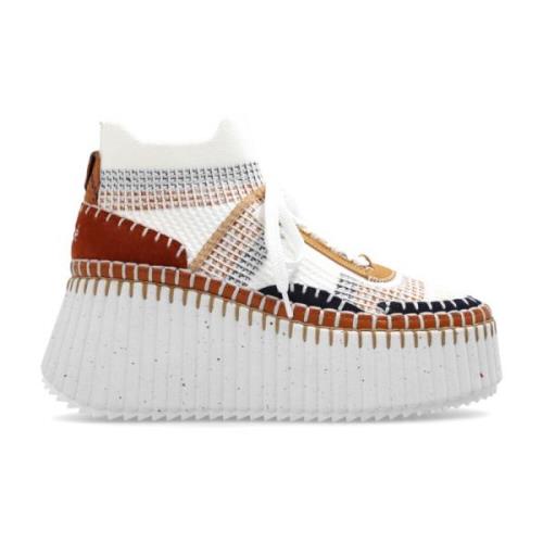 Chloé ‘Nama’ kilklackssneakers White, Dam