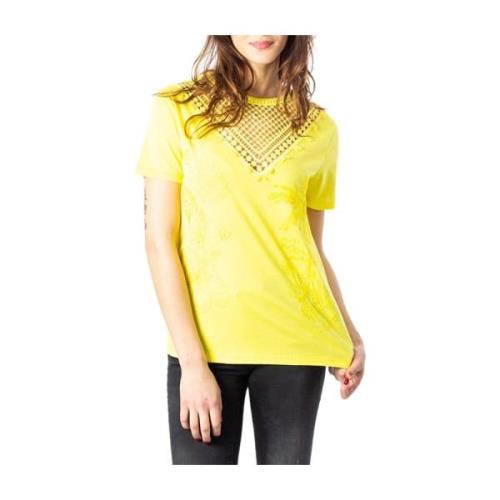 Desigual T-Skjorta Yellow, Dam