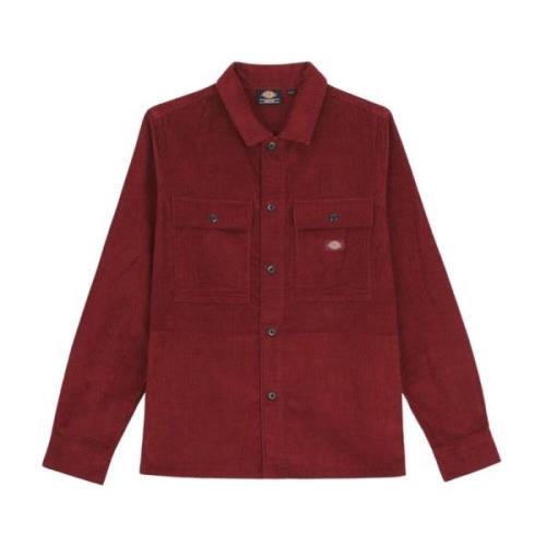 Dickies Fired Brick Higginson Skjorta LS Red, Herr