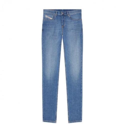 Diesel Slim-Fit Stiliga Jeans Blue, Herr