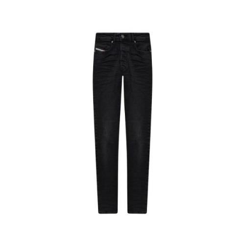 Diesel Svarta Slim-Fit Jeans Black, Herr