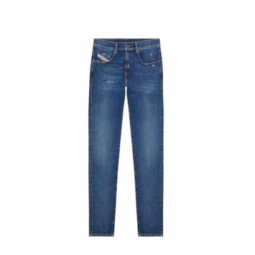 Diesel Mångsidiga Slim-Fit Jeans Blue, Herr