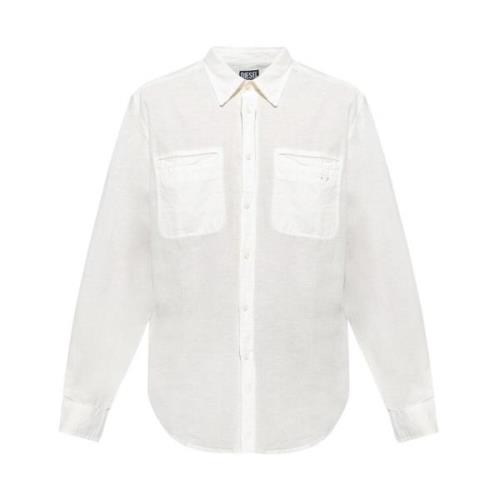 Diesel Formell skjorta White, Herr