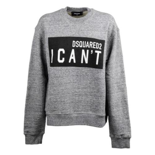 Dsquared2 Kallt Klimat Sweatshirt Gray, Dam