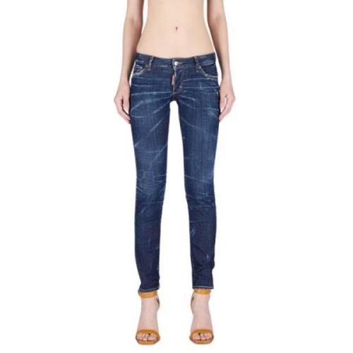 Dsquared2 Stiliga Jennifer Skinny Jeans Blue, Dam