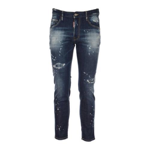 Dsquared2 Skater Jeans för Män Blue, Herr