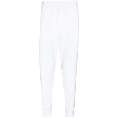 Dsquared2 Ikoniska Vita Bomullssweatpants White, Herr