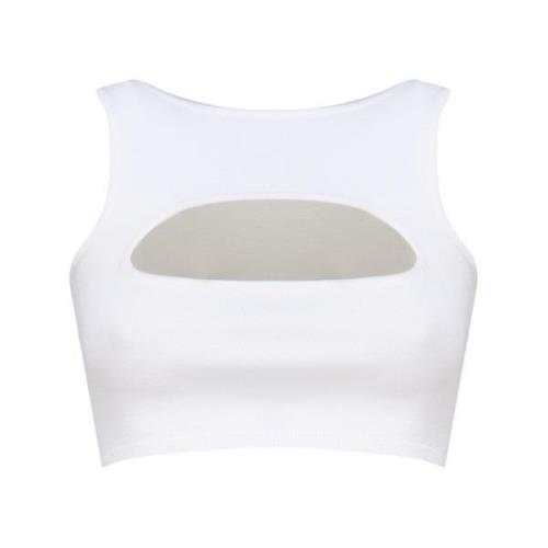 Dsquared2 Stilfull Ärmlös Top White, Dam