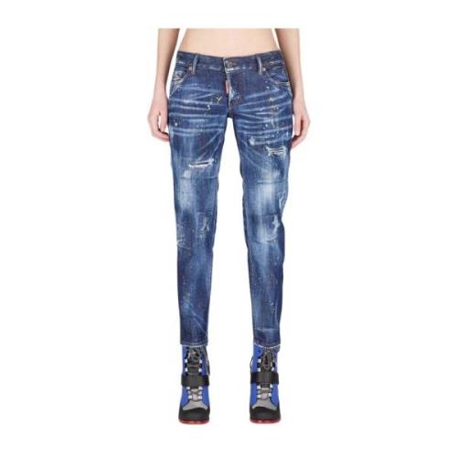 Dsquared2 Tuffa Jennifer Skinny Jeans Blue, Dam
