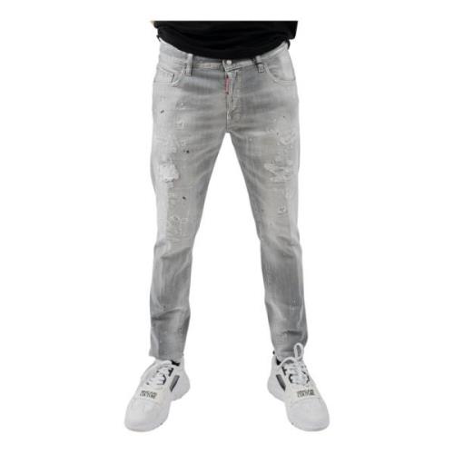 Dsquared2 Stilfull Slim-fit Jeans Gray, Herr
