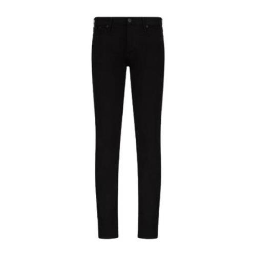 Emporio Armani Slim-Fit Denim Jeans Black, Herr