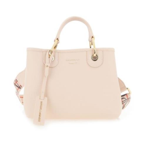 Emporio Armani Stilren Rosa Handväska Beige, Dam