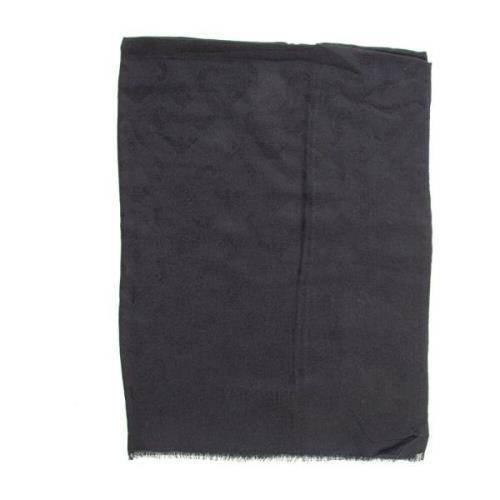 Emporio Armani Italiensk Design Pashmina Sjal Black, Herr