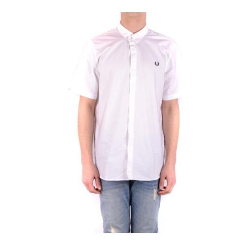 Fred Perry Klassiska Skjortor Kollektion White, Herr