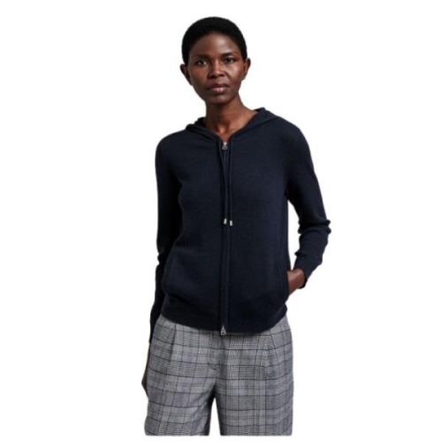 Gant Extra Tun Hoodie Blue, Dam