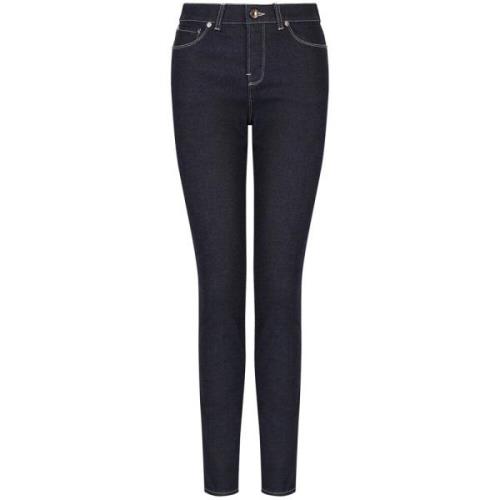 Giorgio Armani Blå Denim Skinny Jeans Blue, Dam