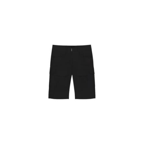 Givenchy Siden Cargo Bermuda Shorts Black, Dam
