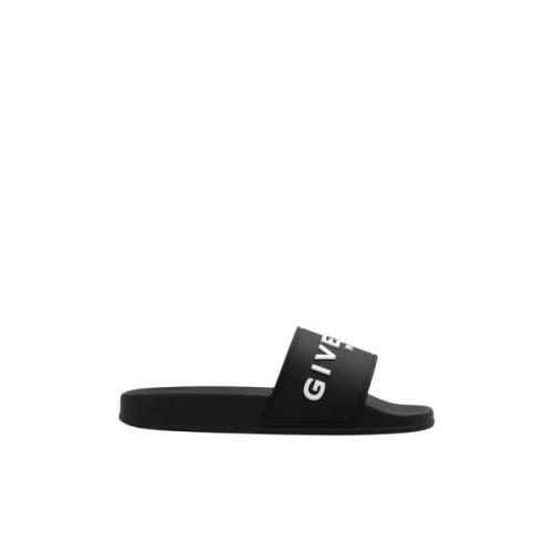 Givenchy Sandaler med logotyp Black, Dam