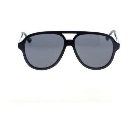 Gucci Klassiska Aviator Solglasögon Black, Herr