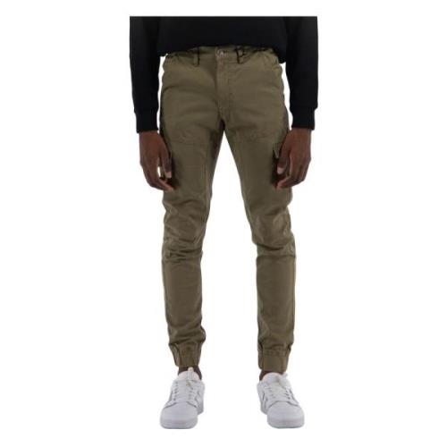 Guess Slim-fit Trousers Green, Herr