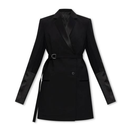 Helmut Lang Dubbelknäppt blazer Black, Dam