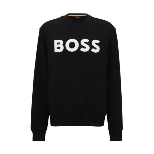 Hugo Boss Sweatshirts Black, Herr