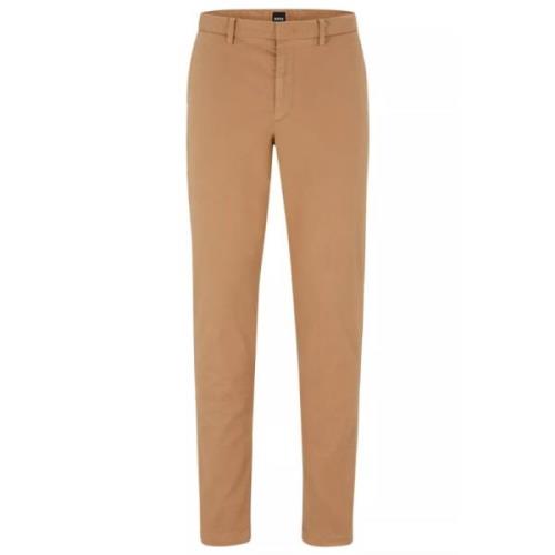 Hugo Boss Slim-fit Trousers Beige, Herr