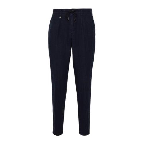 Hugo Boss Trousers Blue, Herr