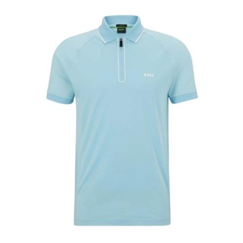 Hugo Boss Polo Shirts Blue, Herr