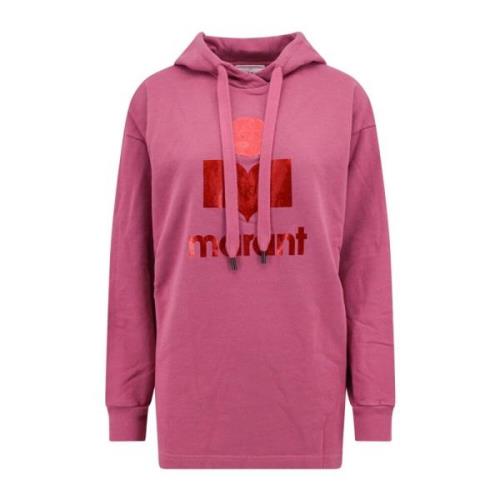 Isabel Marant Rosa Oversize Sweatshirt med huva Pink, Dam