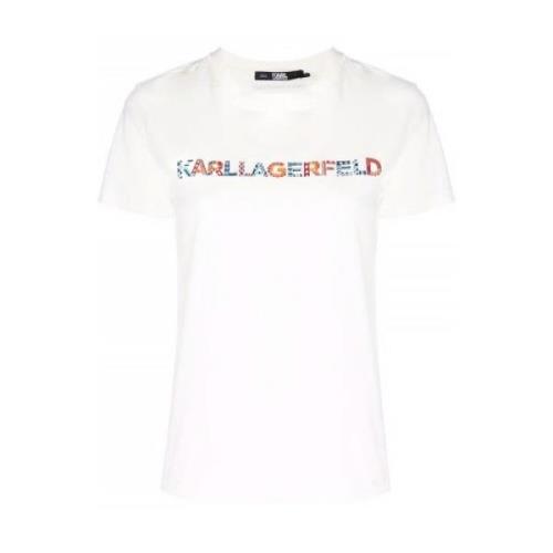 Karl Lagerfeld T-shirt White, Dam