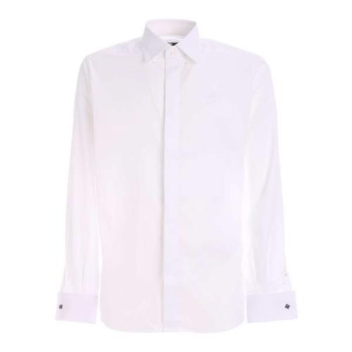 Karl Lagerfeld Vit Logo Formell Skjorta White, Herr