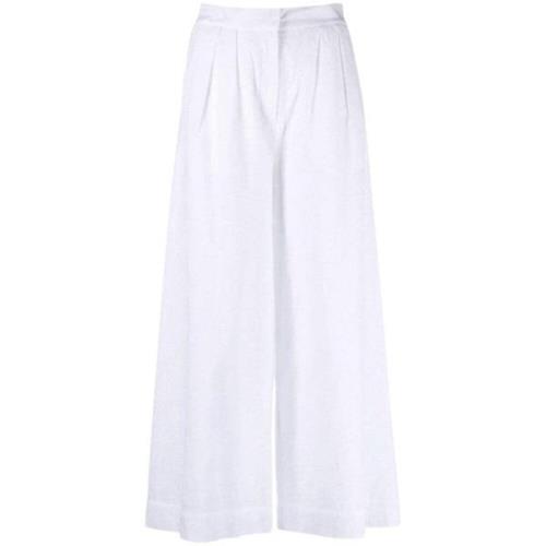 Karl Lagerfeld Wide Trousers White, Dam