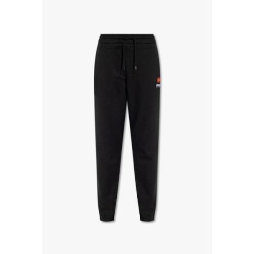 Kenzo Sweatpants med logotyp Black, Dam