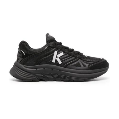 Kenzo Svarta Tech Runner Sneakers Black, Herr