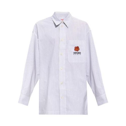 Kenzo Casual Shirts White, Herr