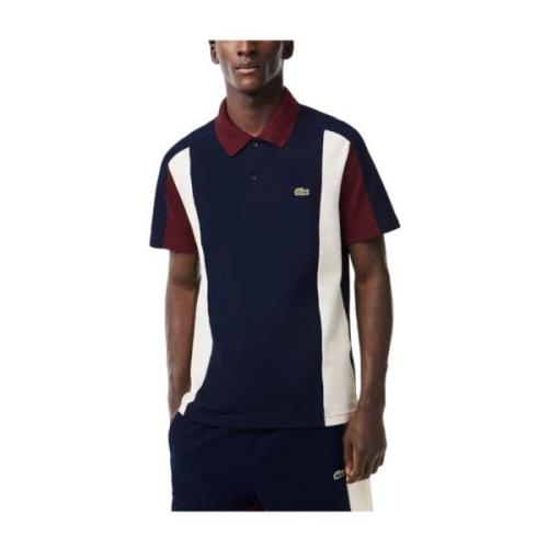 Lacoste Colorblock Polo Skjorta för Män Blue, Herr