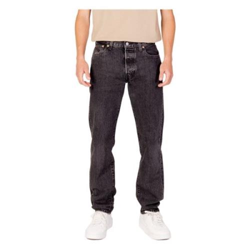 Levi's Straight Jeans Black, Herr