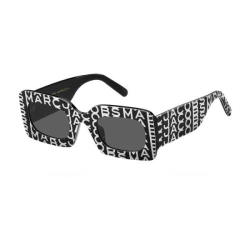 Marc Jacobs Dam Solglasögon med Mikro-Strass Detaljer Black, Unisex