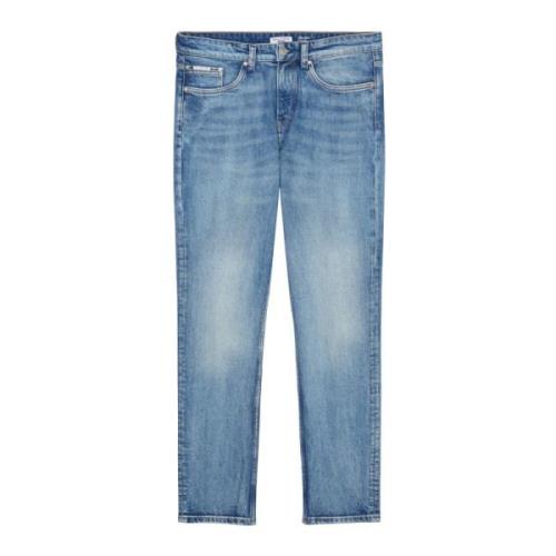 Marc O'Polo Linus jeans i en smal, avsmalnande pform Blue, Herr