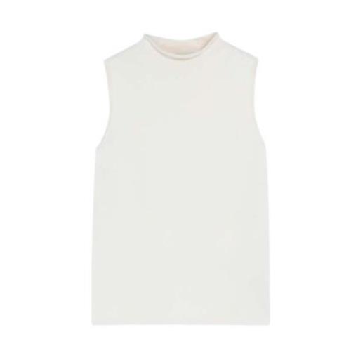 Max Mara Top Stil, Ljus och Naturligt Vit White, Dam