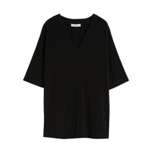 Max Mara Svart Locarno T-shirt för Kvinnor Black, Dam